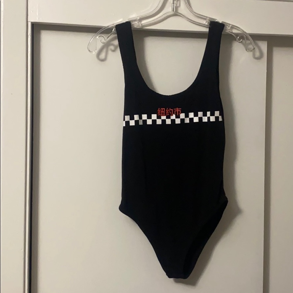 Black Tokyo drift style bodysuit